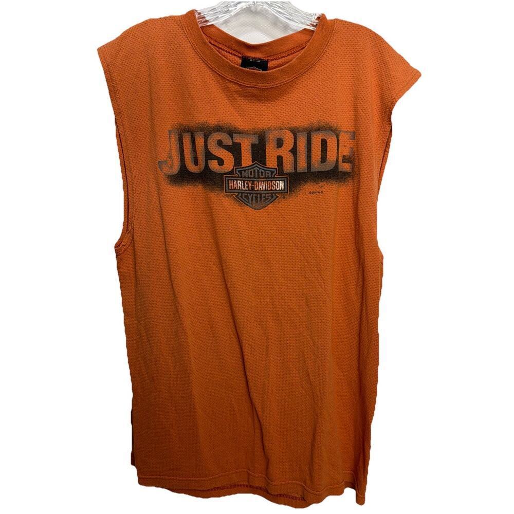 Harley Davidson Graphic Tank Top Live To Ride Mens